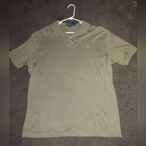 Polo by Ralph Lauren Men's Olive Green Polo Shirt